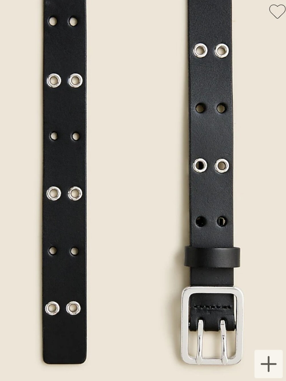 J. Crew Italian Grommet Leather Belt - Picture 6 of 7